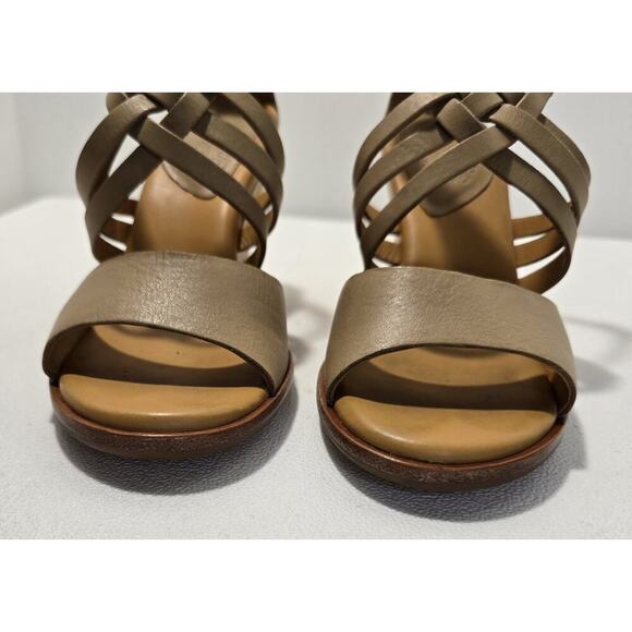 Kork Ease Adelaide Leather Cork Wedge Sandals K36402 Womens size 6 EUC - Picture 4 of 9